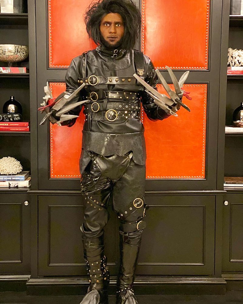 LeBron James as Edward Scissorhands for Halloween Costume 2019