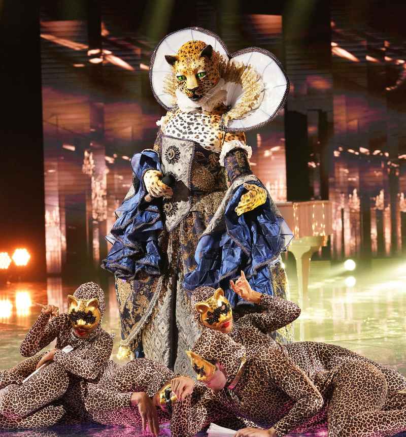 Leopard Masked Singer Season 2 Two Costume Dress Up Singing Onstage