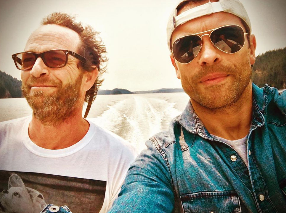 Luke Perry and Mark Consuelos Instagram Selfie Riverdale