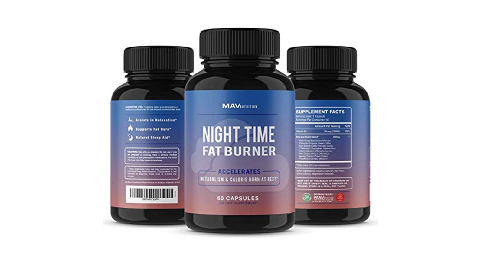 MAV Nutrition Night Time Fat Burner