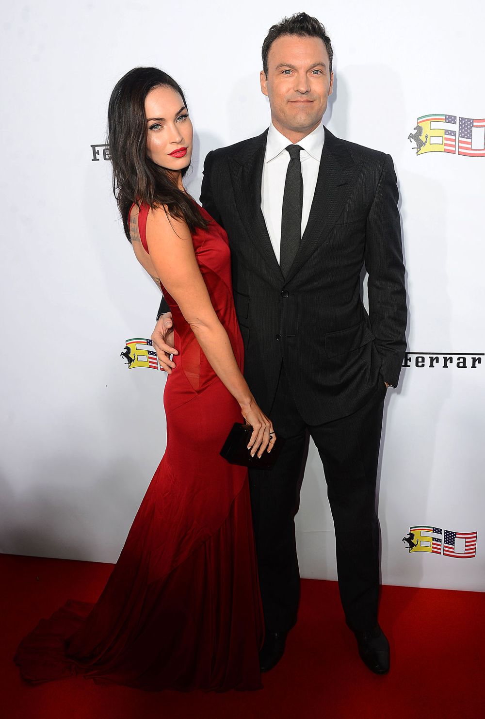 Megan Fox and Brian Austin Green Red Carpet Posts Rare Family Photo