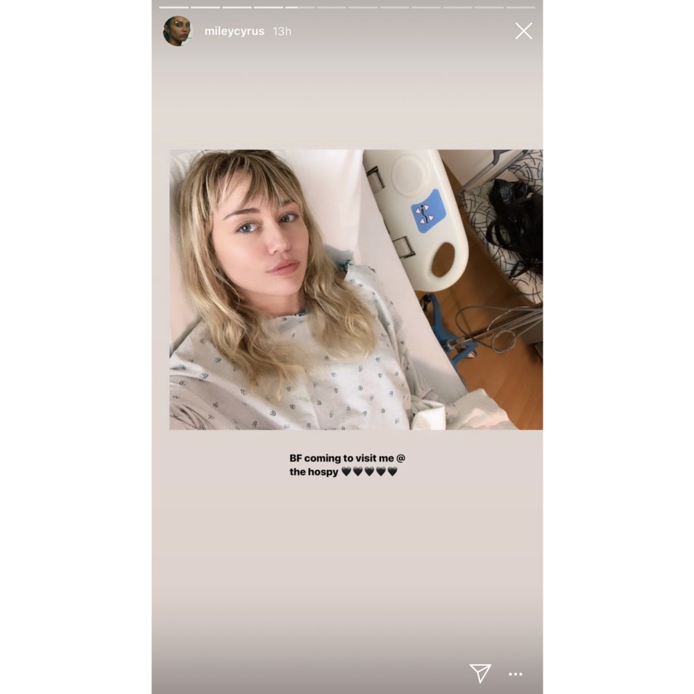 Cody Simpson Visits Miley Cyrus In Hospital