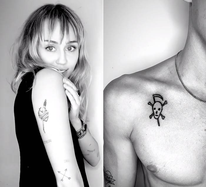 Miley Cyrus and Cody Simpson New Tattoos