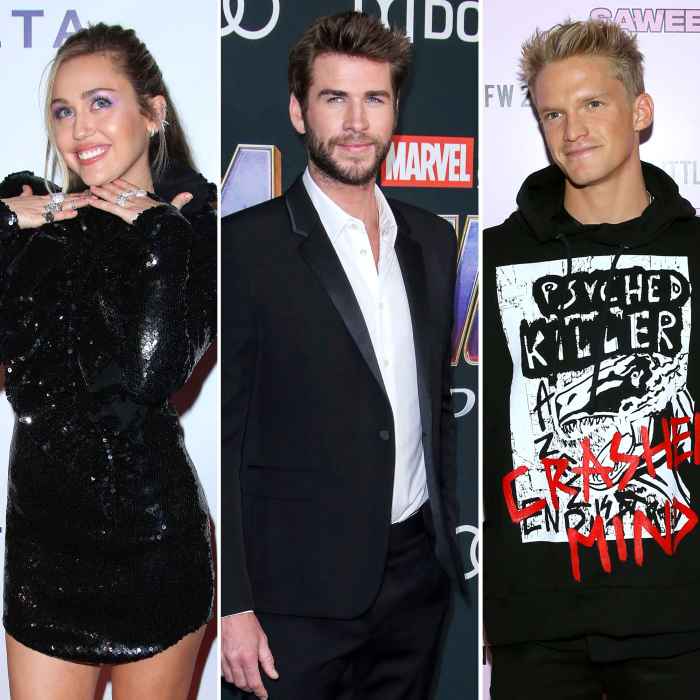 Miley Cyrus Throws Shade at Liam Hemsworth and Other Exes on Instagram Live With Cody Simpson