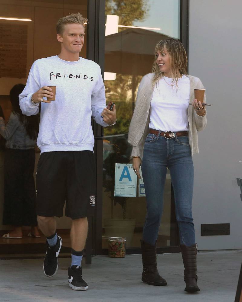 Miley Cyrus and Cody Simpson Are All Smiles on Coffee Date