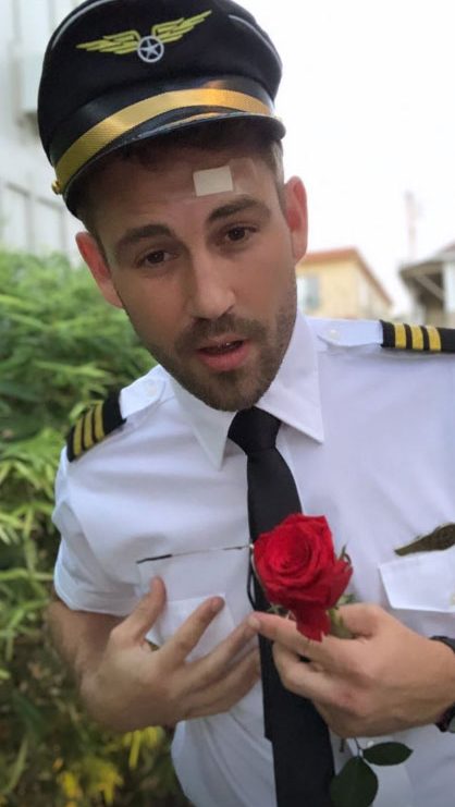 Nick Viall Pokes Fun at Pete Weber in Halloween Costume: 'Just a Pilot On a Flight for Love'