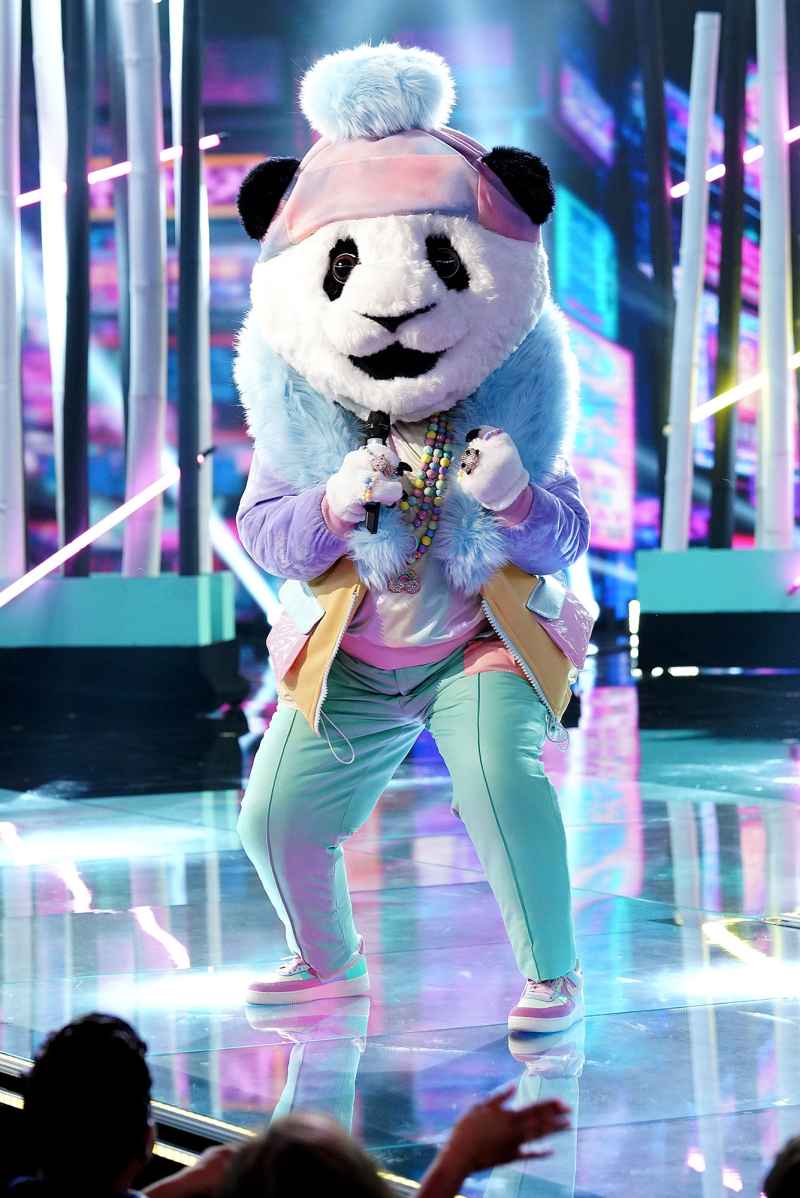 Panda Masked Singer Season 2 Two Costume Dress Up Singing Onstage