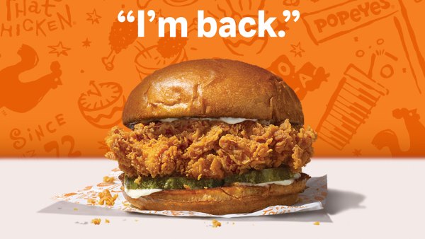 Popeyes Chicken Sandwich to Return to Restaurants Nationwide