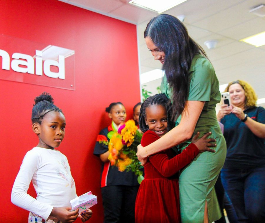 Prince Harry and Duchess Meghan Embark on Royal Tour of Africa Action Aid in Johannesburg