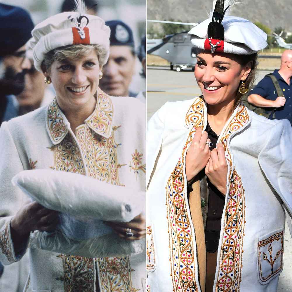 Princess Diana and Kate Middleton Pakistan Tour Hat October 16, 2019