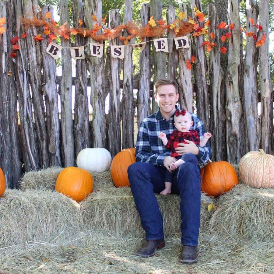 Bobby Dodd With Daughter Olivia Pumpkin Patch