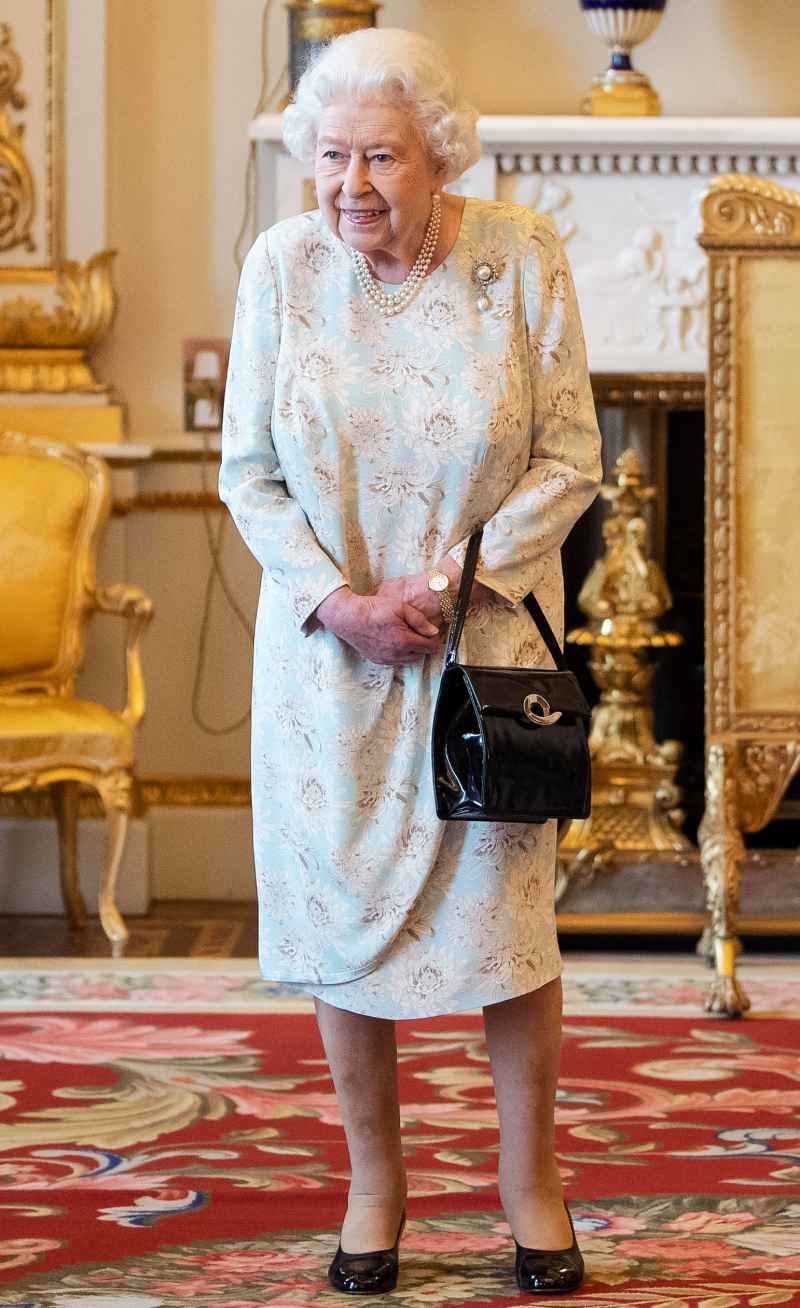 Queen Elizabeth Floral Frock October 17, 2019