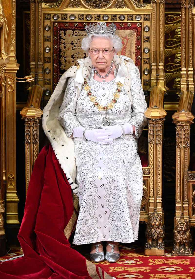 Queen Elizabeth II State Opening of Parliament Royal Crown