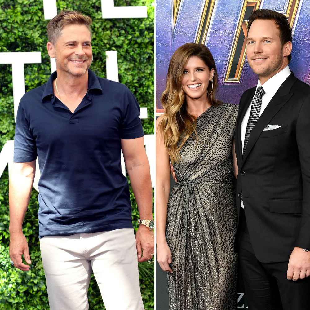 Rob Lowe Third Wheel To Katherine Schwarzenegger and Chris Pratt