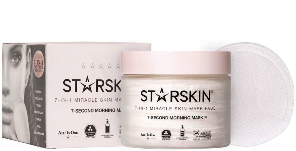 STARSKIN 7-Second Morning Mask 7-in-1 Miracle Skin Mask Pads 6.9 oz