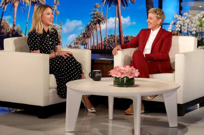 Scarlett Johansson Talks Colin Jost's 'Romantic' Proposal Ellen Show