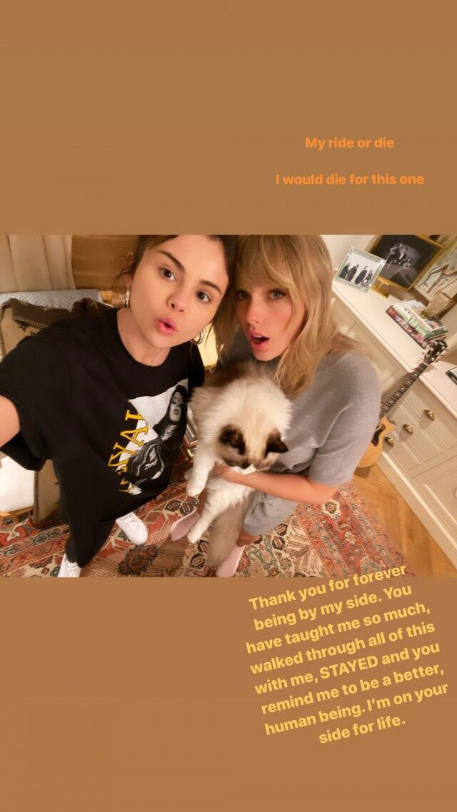 Selena Gomez Calls Taylor Swift Her &lsquo;Ride or Die&rsquo; After Deleting Post Praising Kim Kardashian&rsquo;s Shapewear Line