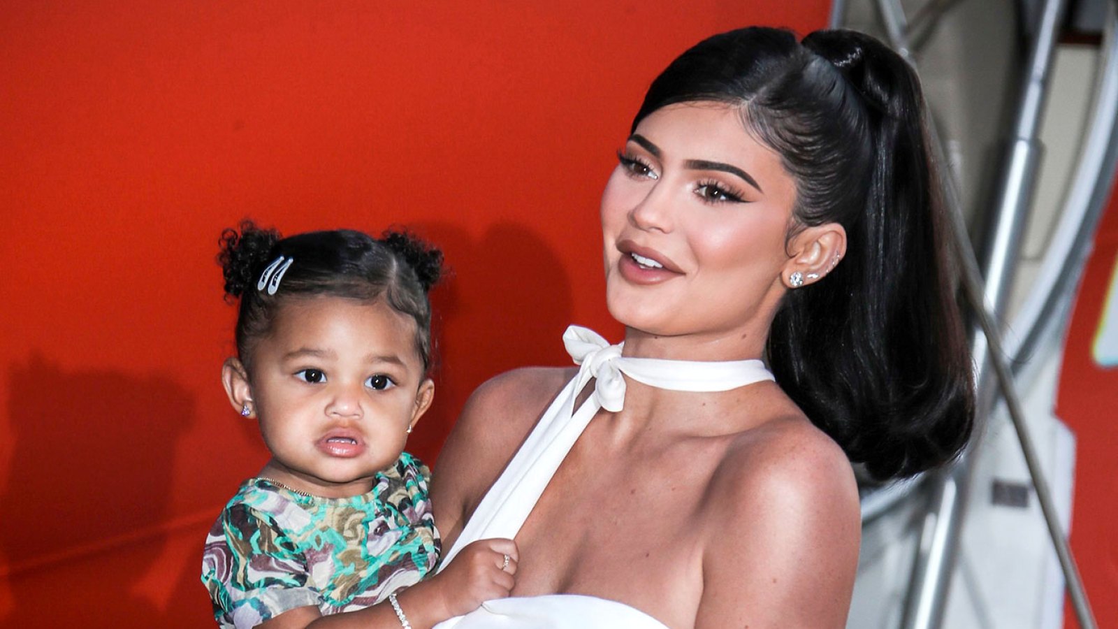 Stormi Webster and Kylie Jenner White Dress