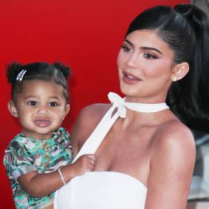 Stormi Plays With Mom Kylie Jenner's New Face Mask