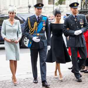 The Royals Prince William, Duchess Kate, Duchess Meghan, Prince Harry