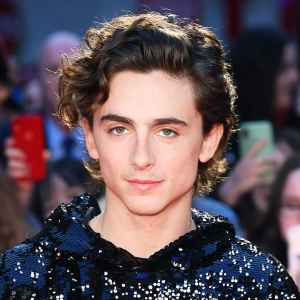 Timothee Chalamet Sequined Hoodie "The King" Premiere