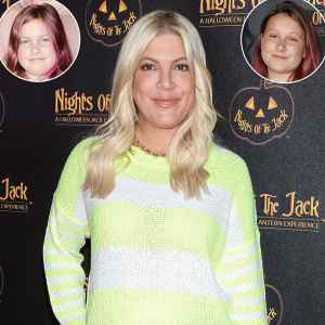 Tori Spelling Defends Kids Pink Hair