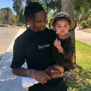 Travis Scott and Daughter Stormi Instagram