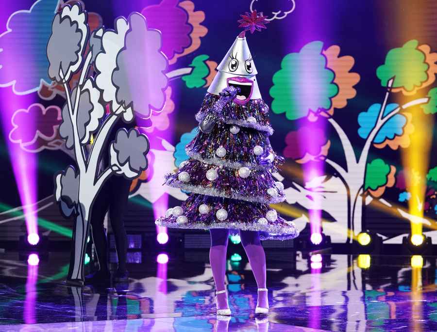 Tree Masked Singer Season 2 Two Costume Dress Up Singing Onstage