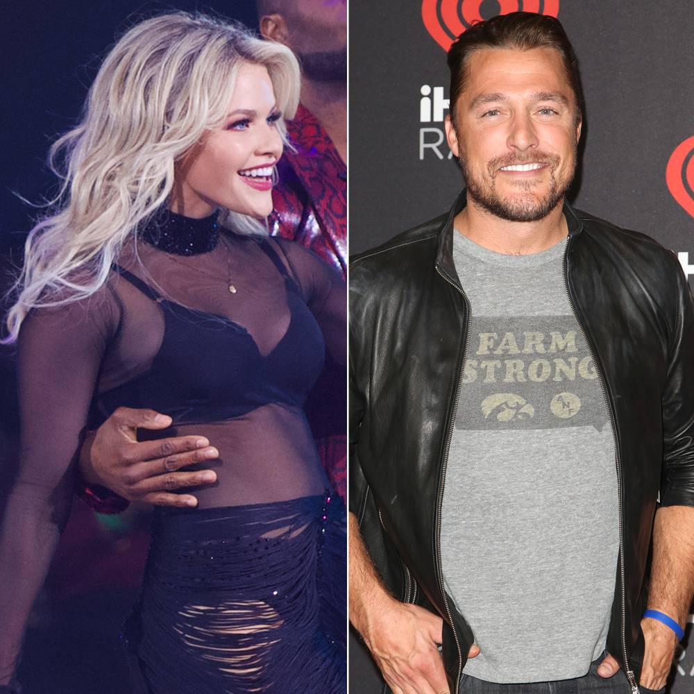 Witney Carson Former Dancing with the Stars Partner Chris Soules in Audience
