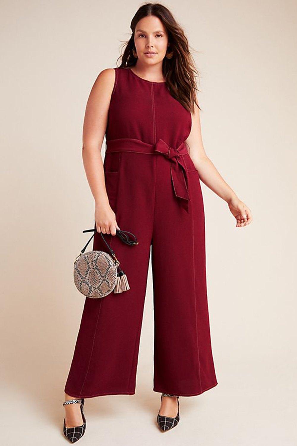 Anthropologie Greylin Colleen Stitched Jumpsuit