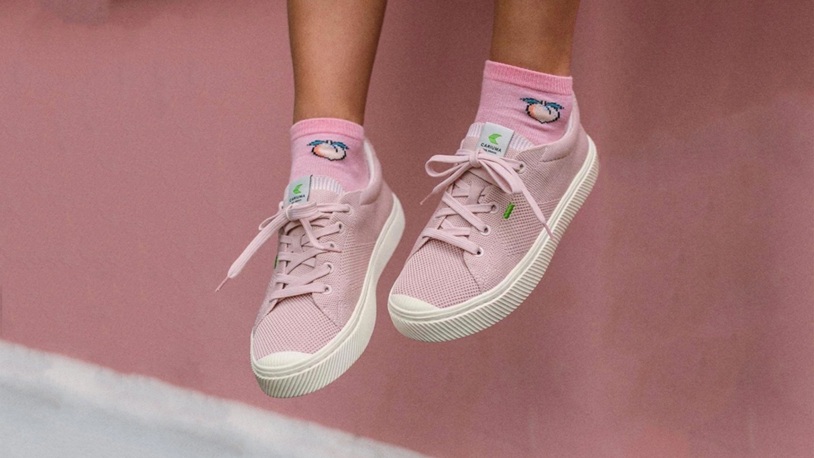 pink cariuma IBI sneakers