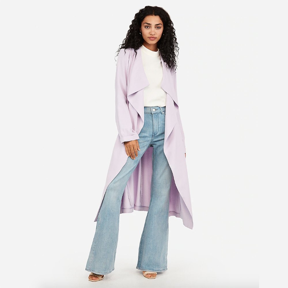 Express Trench Coat Lilac