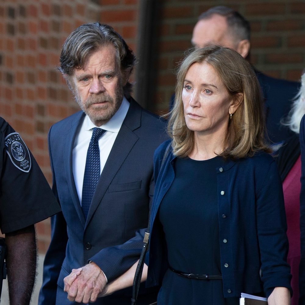 Felicity Huffman Spotted in Prison Jumpsuit Amid Visit From Husband William H. Macy