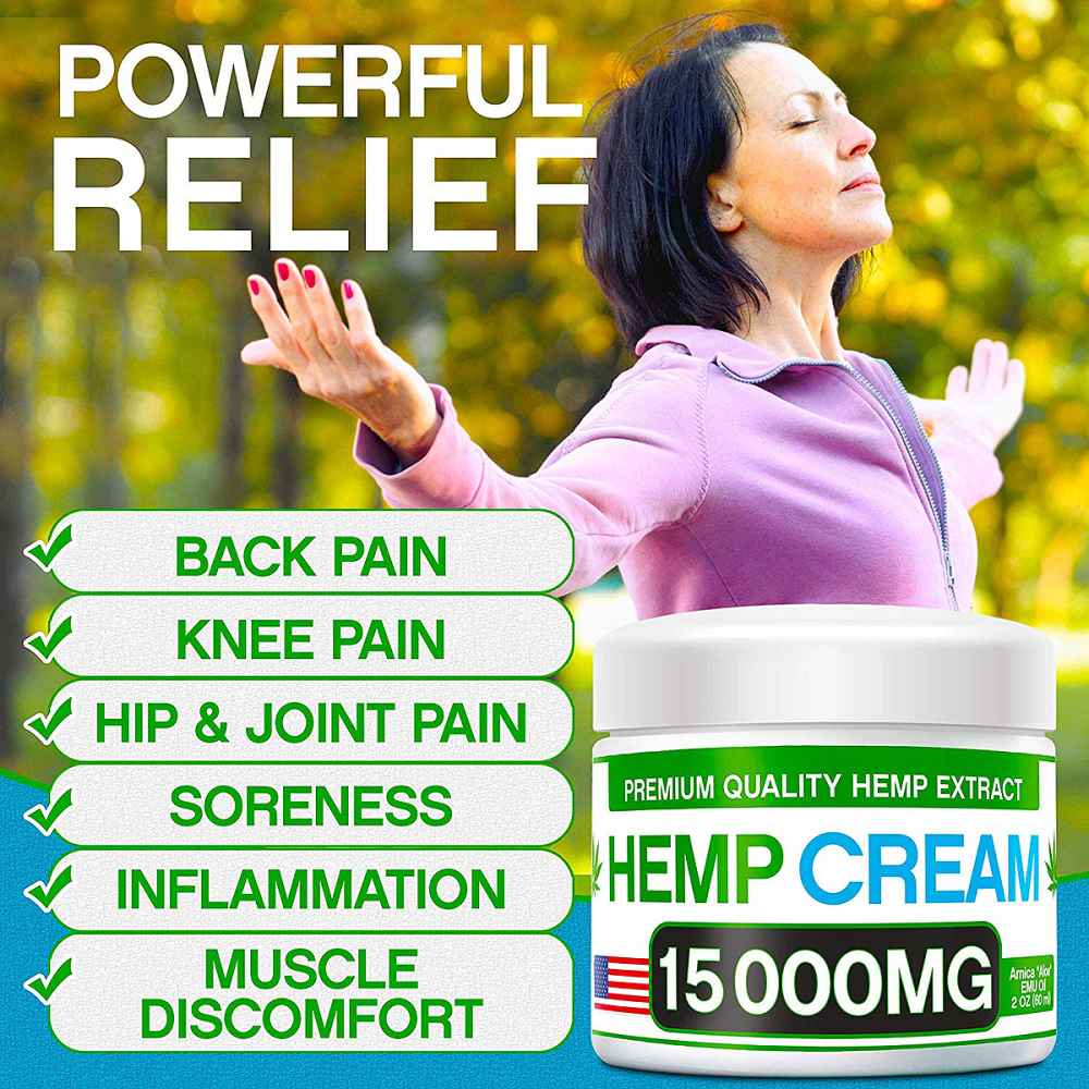 Arvesa Hemp Pain Relief Cream 15,000 MG