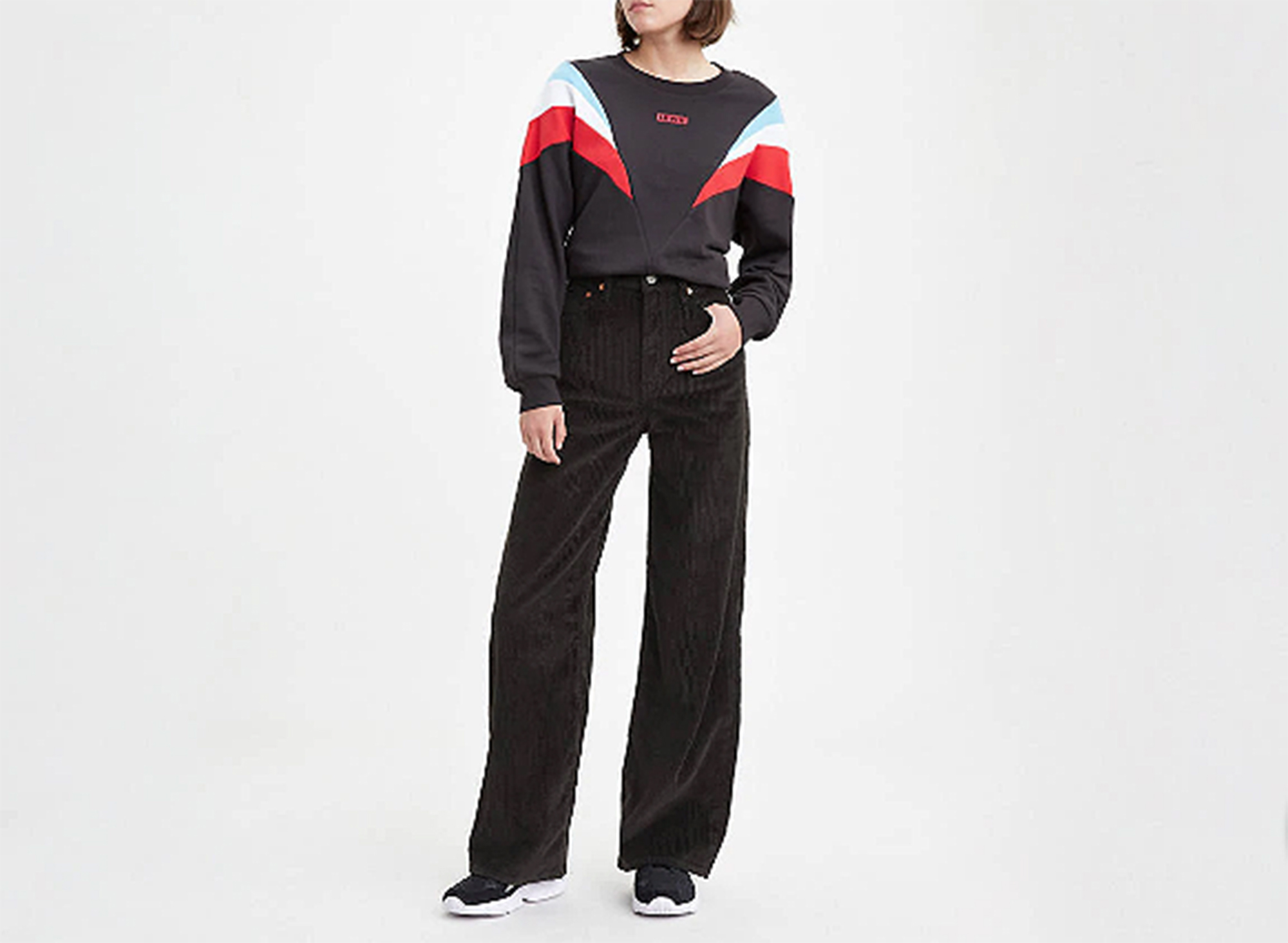 Levi's Ribcage Wide Leg Corduroy Pants