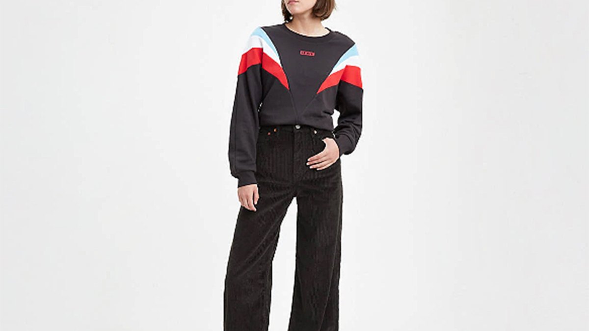 Levi's Ribcage Wide Leg Corduroy Pants
