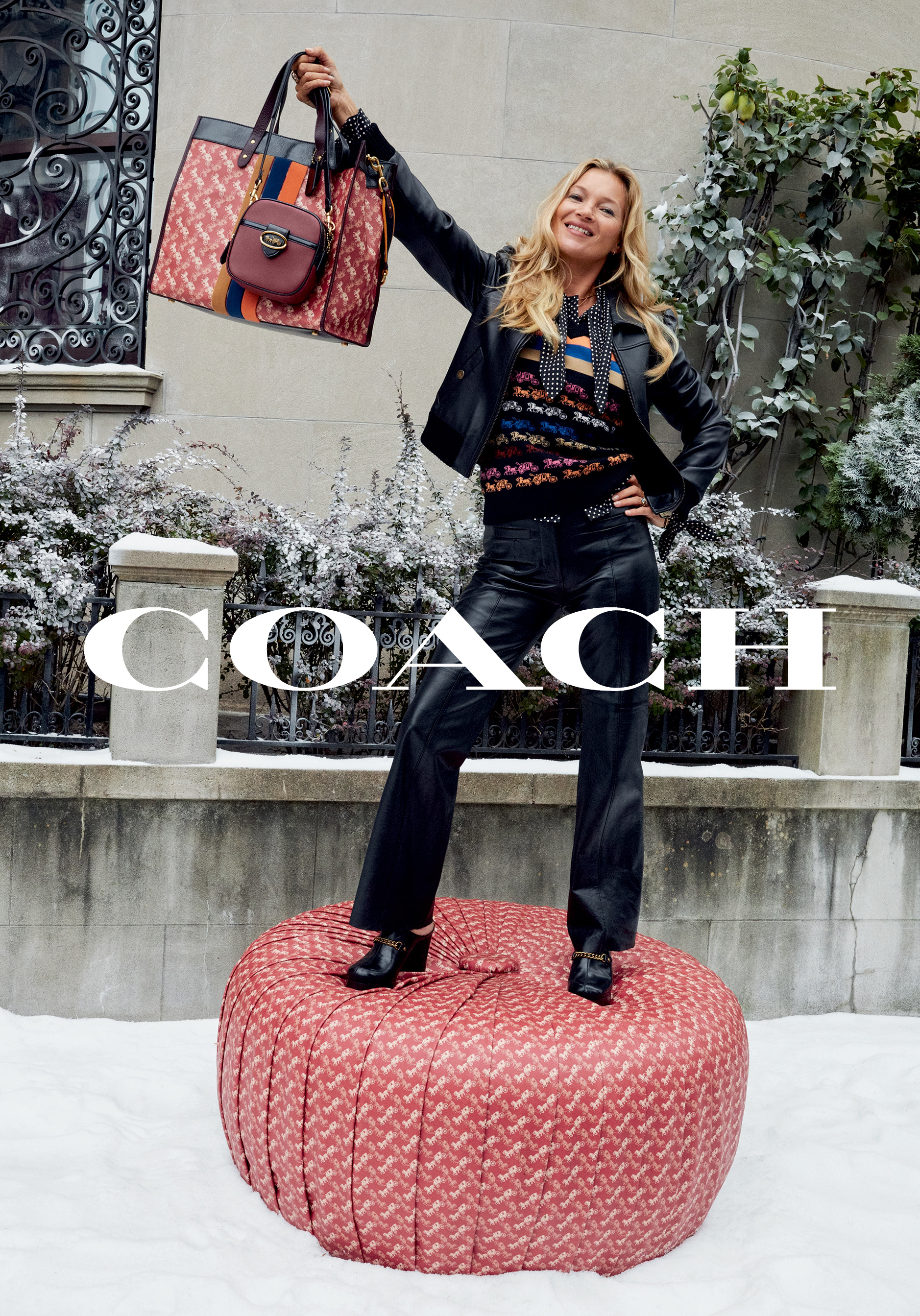 Coach Restored Troupe Tote in Colorblock - Women's Designer Purses - Brass/chalk Multi