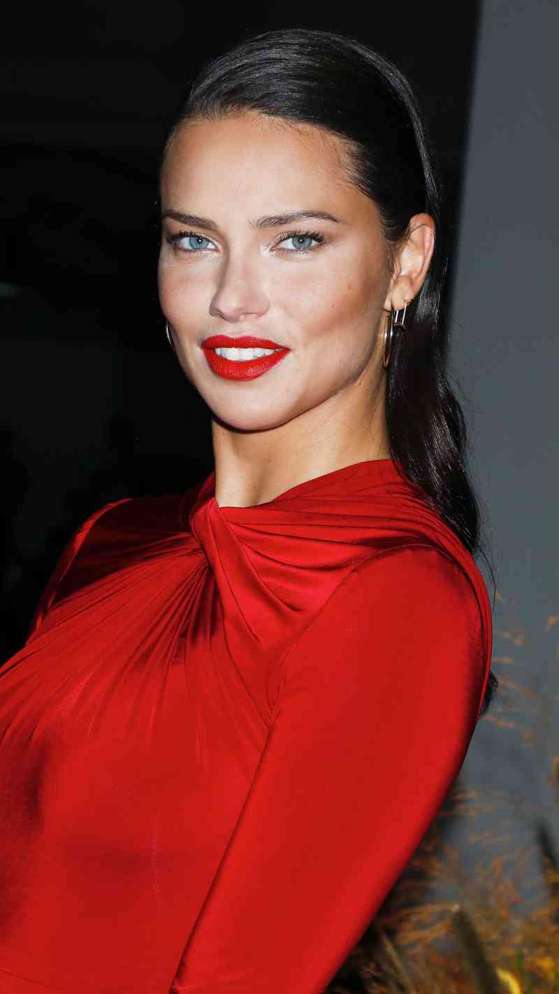 adriana lima red dress Adriana Lima