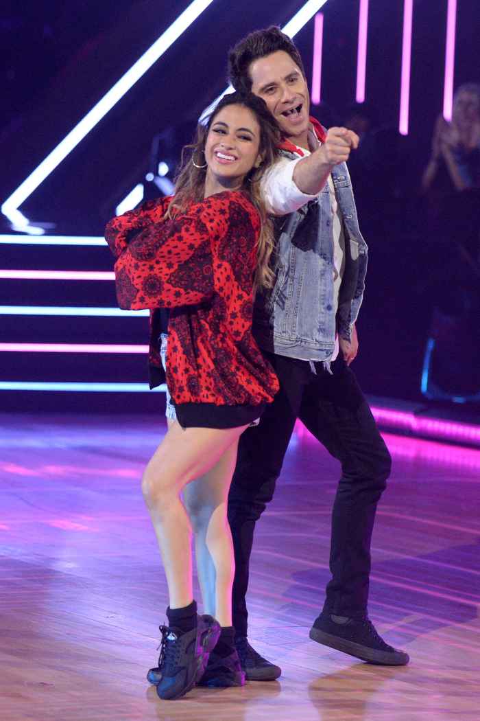 Ally Brooke and Sasha Farber DWTS Dancing With The Stars