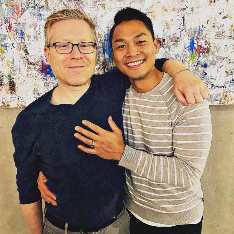 Anthony Rapp and Ken Ithiphol Engagement Instagram