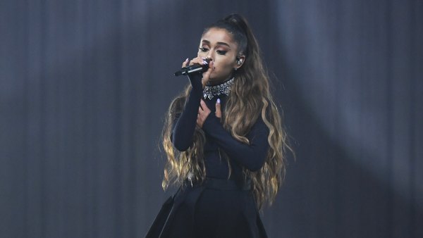 Ariana Grande Takes a Tumble on Stage in Tampa