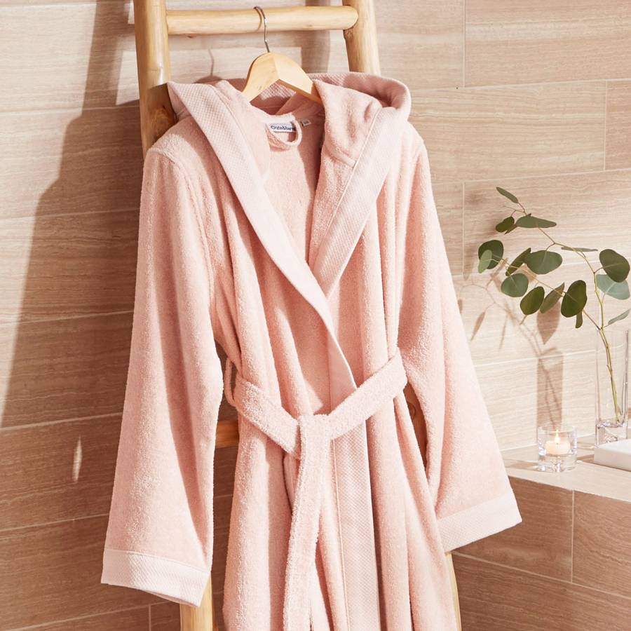 Blush Turkish Bath Robe Crate and Barrel