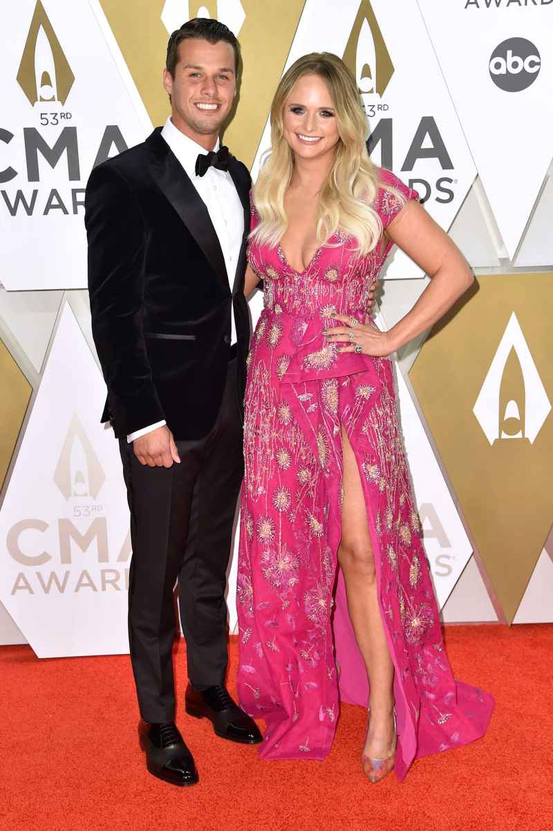 Brendan Mcloughlin and Miranda Lambert 2019 CMA Awards Arrivals Red Carpet