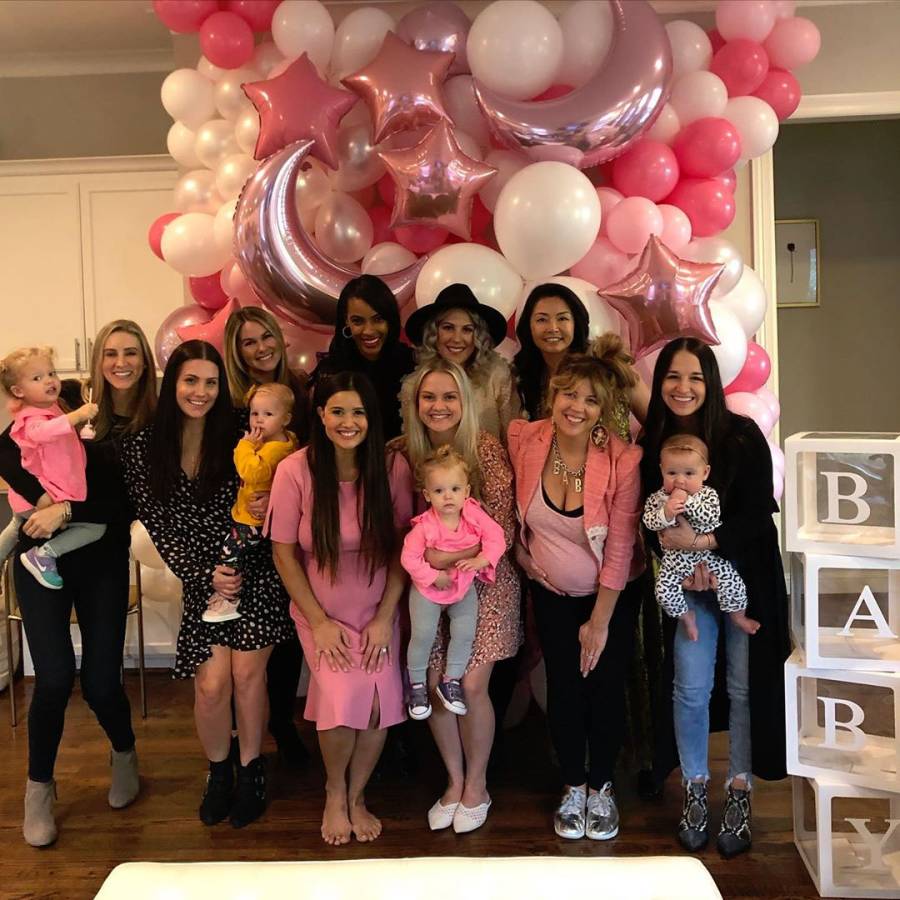 Pregnant Catherine Giudici S Pink Baby Shower Not A Gender Reveal
