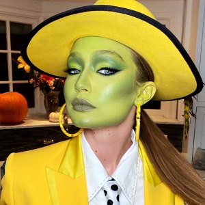 Celebs Halloween Makeup - Gigi Hadid