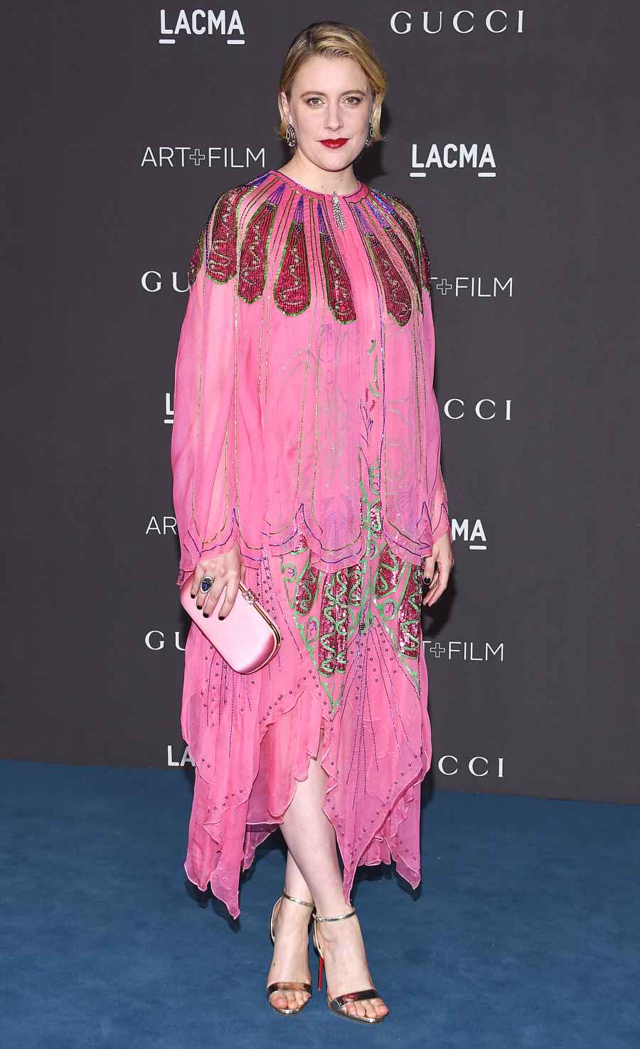 Celebs Wearing Gucci - Greta Gerwig