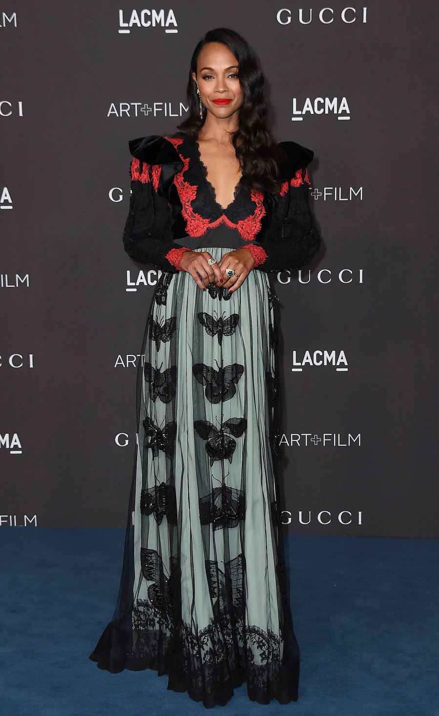 Celebs Wearing Gucci - Zoe Saldana