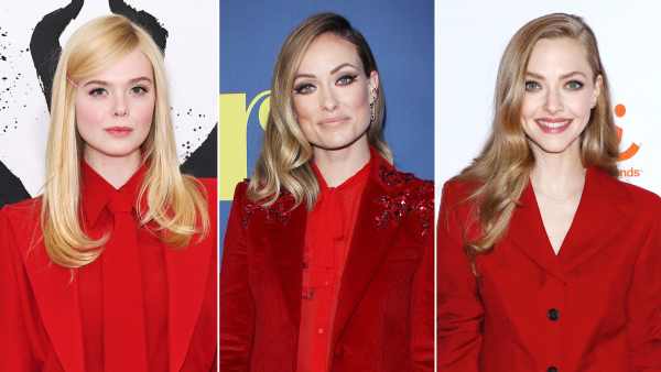 Celebs Wearing Red Suits
