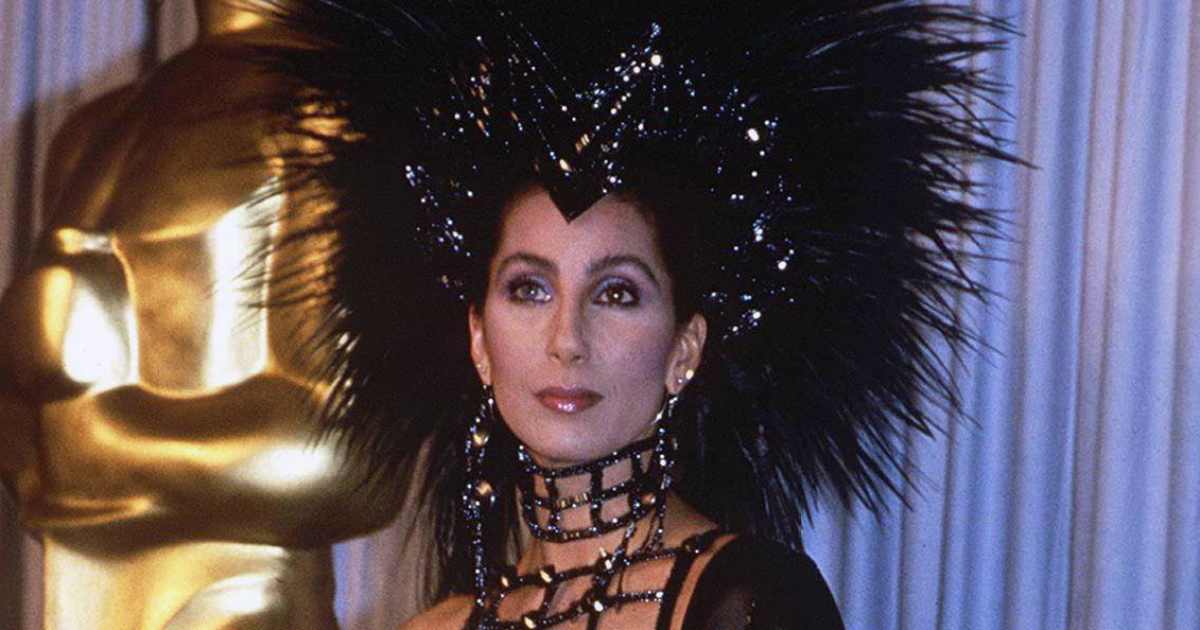 cher black dress Oscars red carpet: The most iconic fashion moments including Bjork's swan gown, Cher's Bob Mackie dress