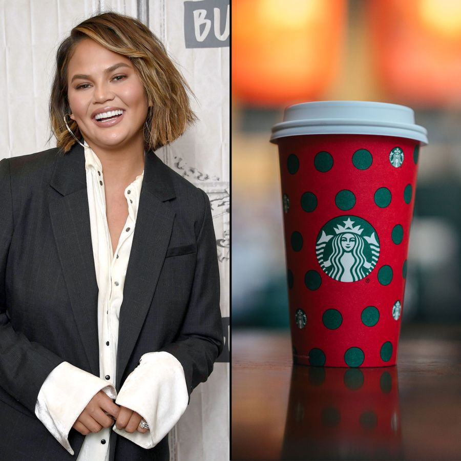 Chrissy Teigen Starbucks Holiday Cup